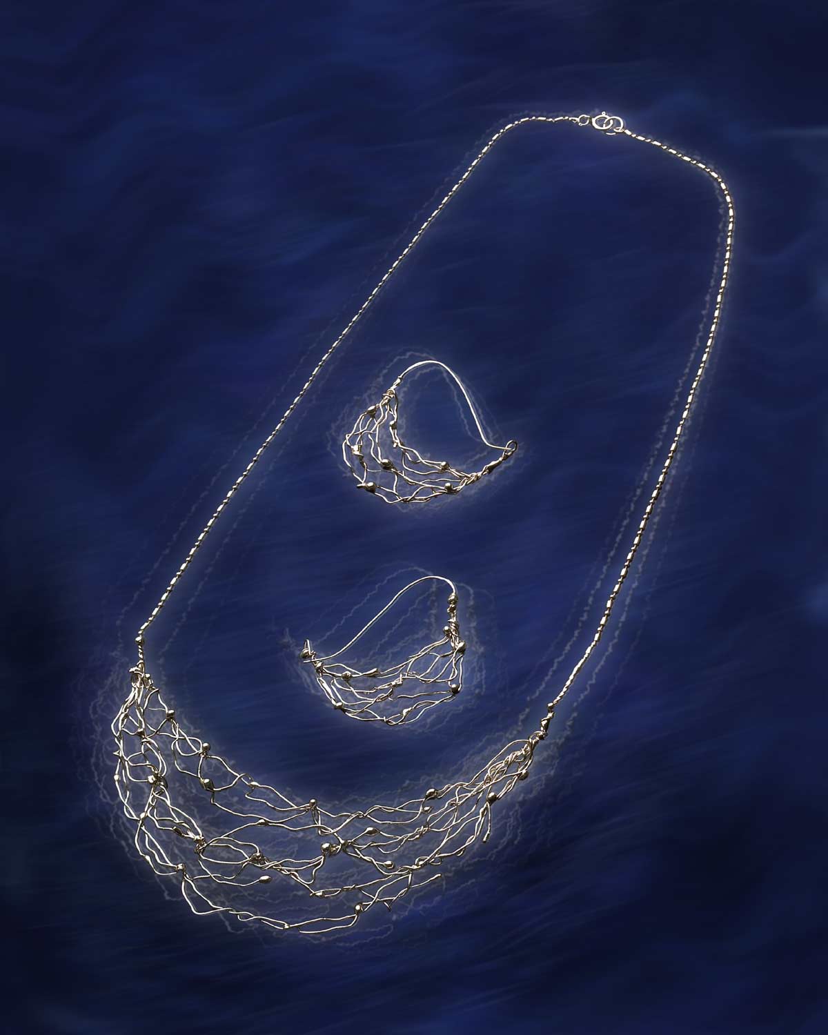 Photo of Ripples 2  (Necklace and Rings)